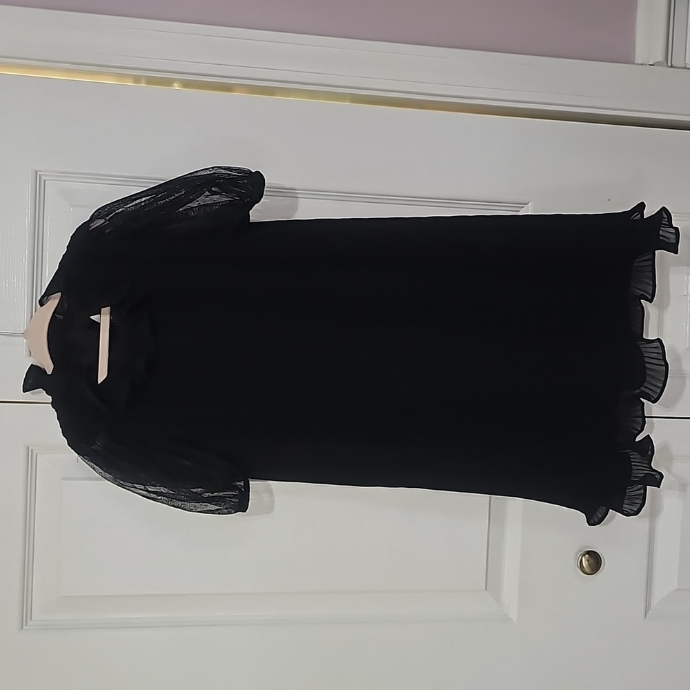 Beautiful Janie and Jack Girl  formal dress, size 8, black